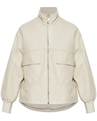AllSaints - Flor Zip-Up Flap-Pocket Jacket - Lyst