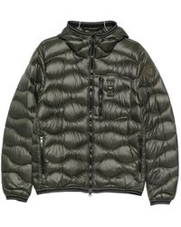 Blauer - Wave-Quilted Hooded Jacket - Lyst