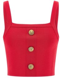 Balmain - Oberteil mit Knöpfen - Lyst
