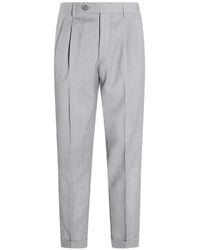 GTA IL PANTALONE - Luca Pleated Cuffed Trousers - Lyst