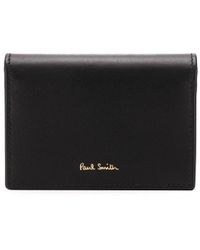 Paul Smith Gestreiftes Portemonnaie - Schwarz