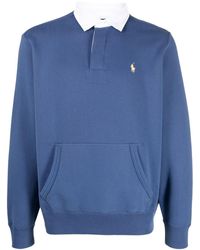 Polo Ralph Lauren - Logo-embroidered Long-sleeved Polo Shirt - Lyst