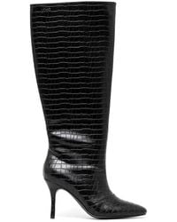 Liu Jo - Stiefel Mit Kroko-Effekt 95Mm - Lyst