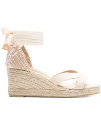 Castañer - Espadrilles À Logo Brodé - Lyst