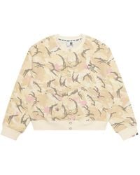 Aape By A Bathing Ape - Camouflage-Print Logo-Patch Sweater - Lyst
