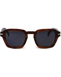 BOSS - Logo Square-Frame Sunglasses - Lyst