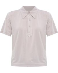 Maison Margiela - Buttoned Polo Top - Lyst
