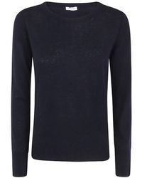 Rossopuro - Fine-Knit Crew-Neck Sweater - Lyst