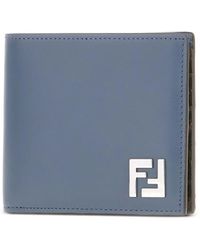 Fendi - Portefeuille En Cuir À Plaque Logo - Lyst
