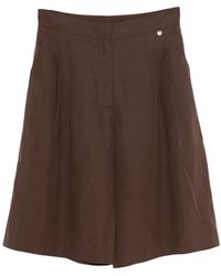 Liu Jo - Short À Design Plissé - Lyst