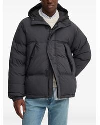 Timberland - Hooded Logo-Patch Padded Jacket - Lyst