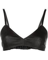 The Mannei - Sierra Leather Bralette - Lyst