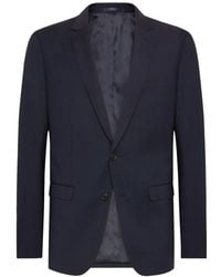 BOGGI - Patterned Wool Blazer - Lyst