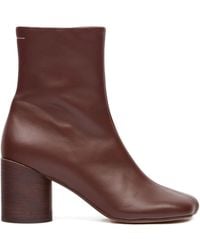 MM6 by Maison Margiela - 70Mm Anatomic Ankle Boots - Lyst