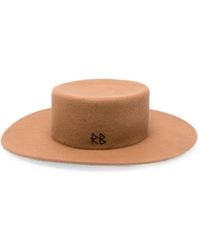 Ruslan Baginskiy - Wool Felt Canotier Hat - Lyst