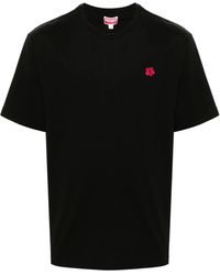 KENZO - T -shirt Met Boke Flower -applicatie - Lyst