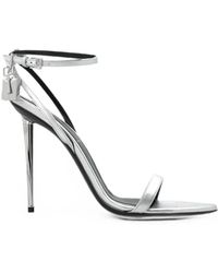 Tom Ford - Leather Heeled Sandals - Lyst
