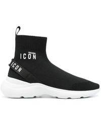 DSquared² - Icon Fly High-Top Sneakers - Lyst
