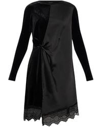 AllSaints - Robe En Dentelle Lana À Détail Noué - Lyst