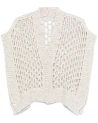 Peserico - Cardigan mit Pailletten - Lyst