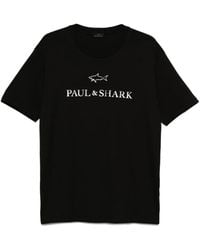 Paul & Shark - Logo-Detailed Cotton T-Shirt - Lyst
