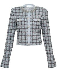 Self-Portrait - Geruit Katoenen Vest - Lyst