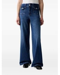 Mos Mosh - Mmcolette Nagato Patch-Pocket Wide-Leg Jeans - Lyst