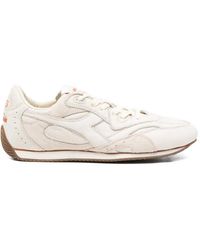 Diadora - Panelled Leather Sneakers - Lyst