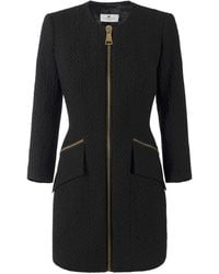 Elisabetta Franchi - Robe En Tweed À Motif De Chevrons - Lyst