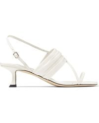 Jimmy Choo - Beziers 50mm Leather Sandals - Lyst
