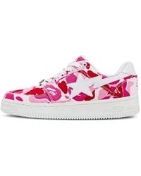 A Bathing Ape - Bape Sta Abc Camo Sneakers - Lyst