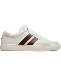 Bally - Leather Striped Sneakers - Lyst