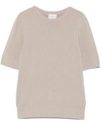 AROVESCIO - Short-Sleeve Knit Sweater - Lyst