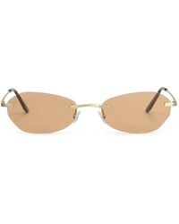 Our Legacy - Rimless Geometric-Frame Sunglasses - Lyst