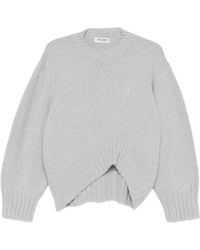 The Attico - Asymmetric-Hem Sweater - Lyst