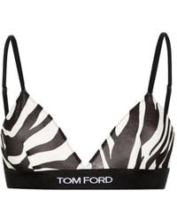 Tom Ford - Optical zebra-print bra - Lyst