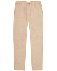 Les Deux - Elasticated Straight-Leg Trousers - Lyst