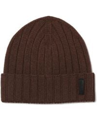 Emporio Armani - Bonnet En Maille Côtelée - Lyst