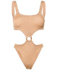 Paramidonna - Bañador Olivia Con Detalle De Anilla - Lyst