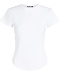 KARL LAGERFELD - Corset-Style T-Shirt - Lyst