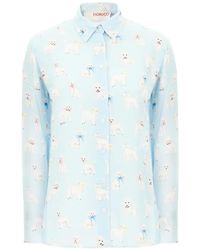 Fiorucci - Poodle-Print Long-Sleeve Shirt - Lyst