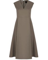 Gran Sasso - Abito Con Scollo A V - Lyst