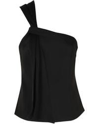FEDERICA TOSI - One-Shoulder Draped Top - Lyst