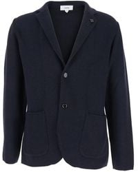 Lardini - Blazer con detalle floral - Lyst