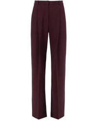 Elisabetta Franchi - Pantalon De Tailleur À Taille Haute - Lyst