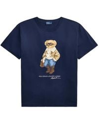 Polo Ralph Lauren - Winter Polo Bear Cotton Jersey T-Shirt - Lyst