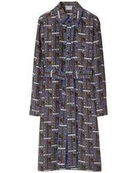Burberry - Bus Silk Shirt Dress - Lyst