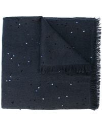 Brunello Cucinelli - Sciarpa Con Decorazione - Lyst