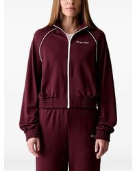 Sporty & Rich - Logo-Embroidered Piped Track Jacket - Lyst