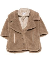 Max Mara - Teddy Cape Van Wol En Alpaca - Lyst